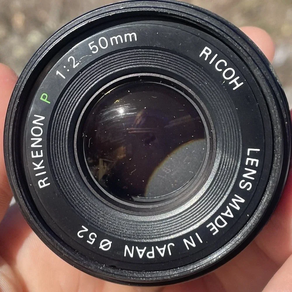 Vintage Camera Lens Rikenon 52 Zoom 1:2 50mm RKN 35-70 F3.5-4.5 w/ Box RICOH